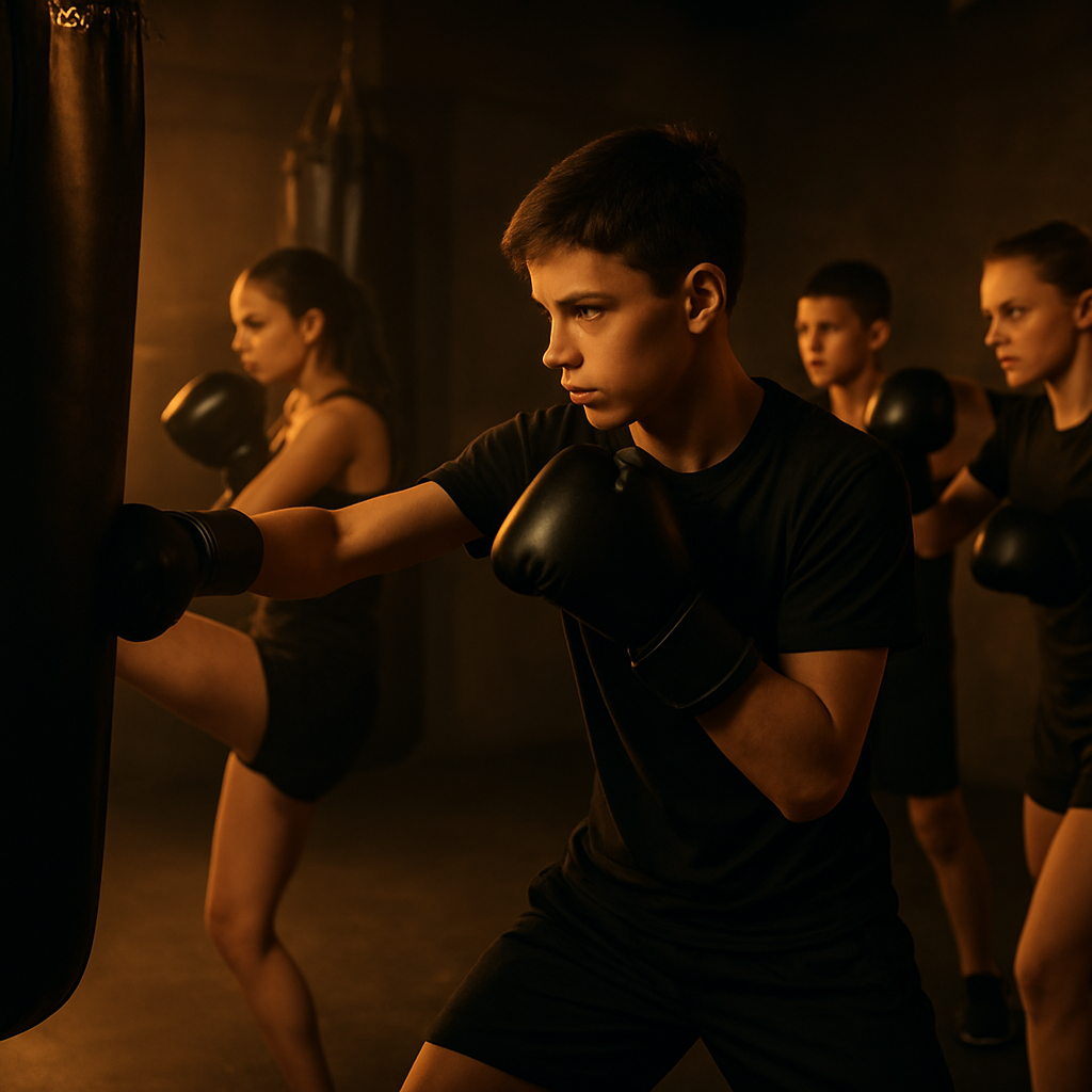 Zajęcia kickboxingu dla młodzieży